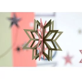 IDEES CREATIVES : Idée créative - Noël Ecossais - Les fleurs 3D