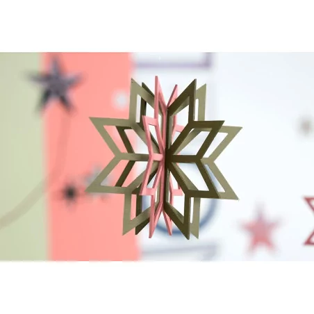 IDEES CREATIVES : Idée créative - Noël Ecossais - Les fleurs 3D