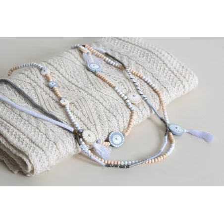 IDEES CREATIVES : Bijoux et boîtes à offrir - La collection Bohème - Le long collier