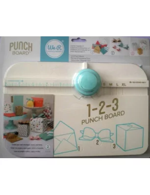TABLETTES DE RAINURAGE : 1 2 3 Punch Board 'We R Memory Keepers' Créer vos propres enveloppes, boîtes et noeuds