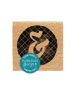 SCRAPBOOKING : Tampon bois 'Florilèges Design - Oh Cherry' Black Esperluette