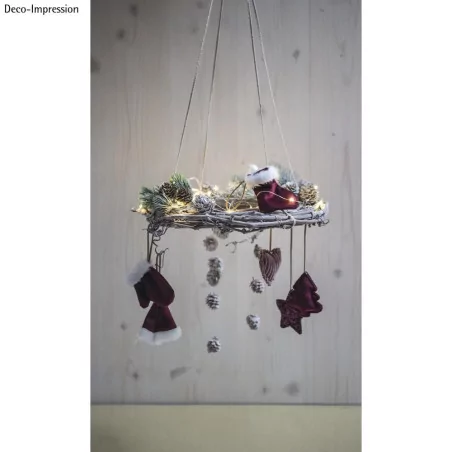 3 accessoires de Noël à suspendre 'Rayher' 6.5 cm x 8 cm