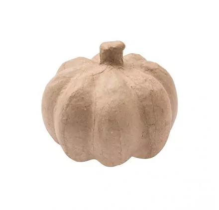 SUPPORTS A DECORER : Citrouille en papier mâché 'Rico Design' 12 cm x 7 cm SUPPORTS A DECORER : Citrouille en papier mâché 'Rico Design' 12 cm x 7 cm