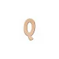 Mini Lettre Q en MDF 'Aladine' 5 cm