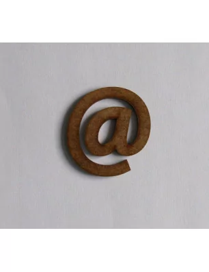 AFFAIRES : Mini Arobase en MDF 'Aladine' 5 cm