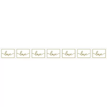 80 Autocollants 'Artemio - Mariage' Timbres Love