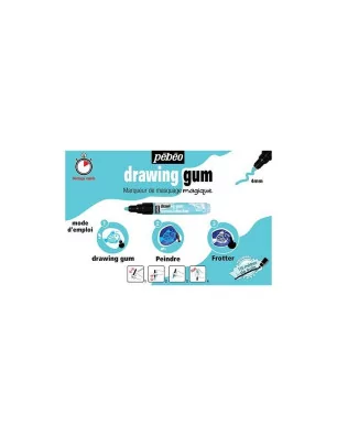 PINCEAUX ET ACCESSOIRES : Marqueur Drawing Gum 'Pébéo' 0.7 mm