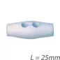 Bûchette Bleu pour enfant en nylon '3B Com' 2.5 cm