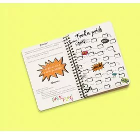 Planner Fitness 'Ecris ta vie' Be Happy