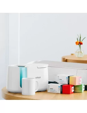 OUTILLAGE & MACHINES : Lot de 6 Mugs en céramique 'Cricut' Blanc 425 ml