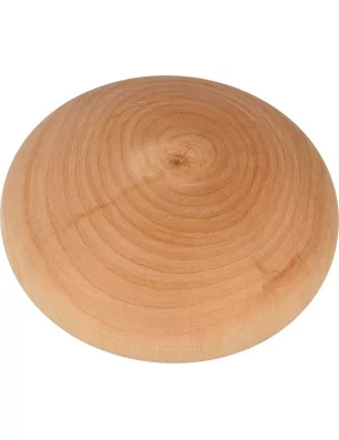 SUPPORTS A DECORER : Lot de 3 galets en bois 'Artemio' 7 cm