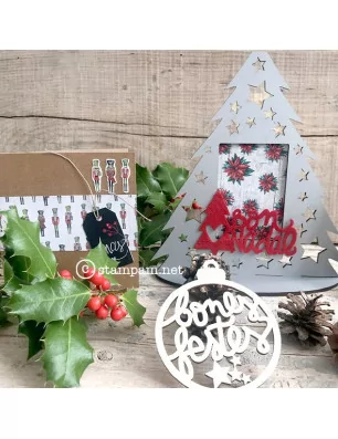 AFFAIRES : Die-cuts 'Stampam' Poinsettia Love