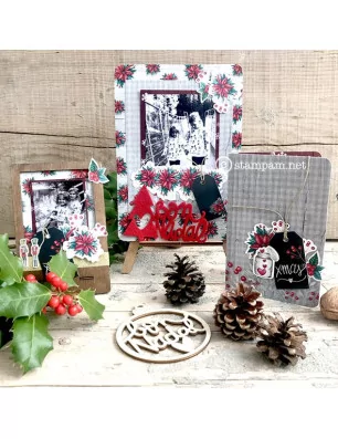 AFFAIRES : Die-cuts 'Stampam' Poinsettia Love
