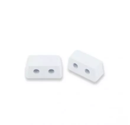 BIJOUX : Perle tile 'La Fourmi Créative' Rectangle Blanc 8x4 mm BIJOUX : Perle tile 'La Fourmi Créative' Rectangle Blanc 8x4 mm