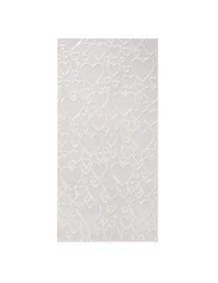 AFFAIRES : Feuille de cire à décorer 'Rayher' Coeurs 20 cm x 10 cm