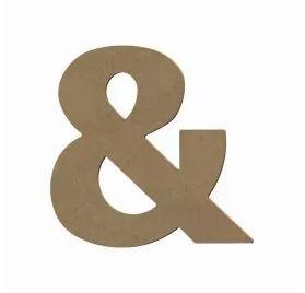 SUPPORTS A DECORER : Support en bois 'Gomille' Sigle & 15 cm x 12,5 cm