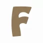 Support en bois 'Gomille' Lettre F 15 cm x 9 cm Support en bois 'Gomille' Lettre F 15 cm x 9 cm
