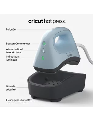 OUTILLAGE & MACHINES : Presse à chaud Hat Press 'Cricut'