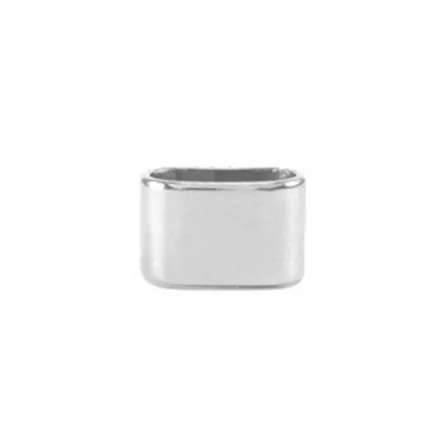 BIJOUX : Poussoirs en métal DQ 'La Fourmi Créative' Argenté 10x6 mm (sans nickel)