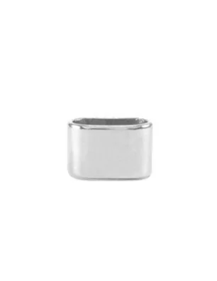 BIJOUX : Poussoirs en métal DQ 'La Fourmi Créative' Argenté 10x6 mm (sans nickel)