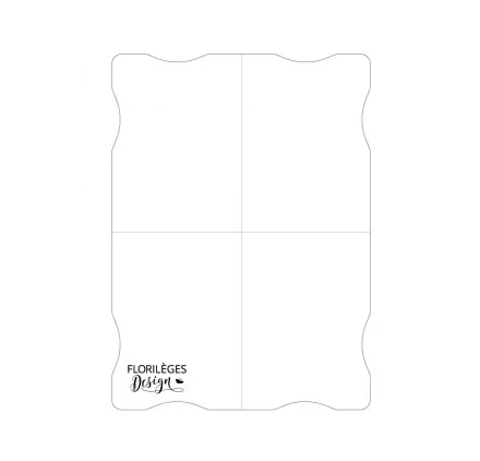 Embellissements Acryliques Florilèges Design - Rose, Solides Et Opaques Pour Scrapbooking Et Créations Artisanales (10,5 X 11 Cm)