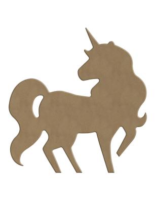 ENFANTS : Support en bois 'Gomille' Licorne 16x17 cm