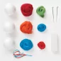 Kit créatif 'Docrafts - Simply Make' Boules de sapin en laine à feutrer Kit créatif 'Docrafts - Simply Make' Boules de sapin en laine à feutrer