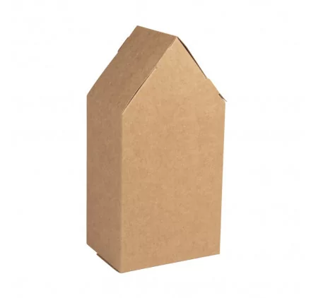 SUPPORTS A DECORER : Lot de 3 boîtes à monter 'Rayher' Maison Kraft 20x10x7.5 cm SUPPORTS A DECORER : Lot de 3 boîtes à monter 'Rayher' Maison Kraft 20x10x7.5 cm
