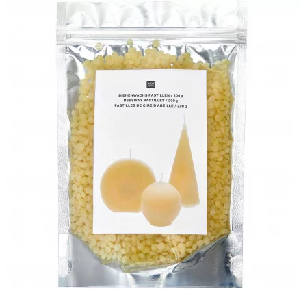 ART DU FIL : Cire d'abeille en pastilles 'Rico Design' 200 g ART DU FIL : Cire d'abeille en pastilles 'Rico Design' 200 g
