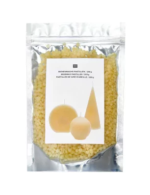 ART DU FIL : Cire d'abeille en pastilles 'Rico Design' 200 g