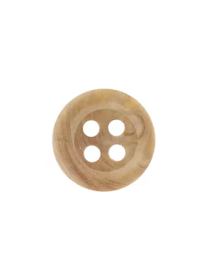 SCRAPBOOKING : Bouton enfant en bois 4 trous '3B Com' 27 mm