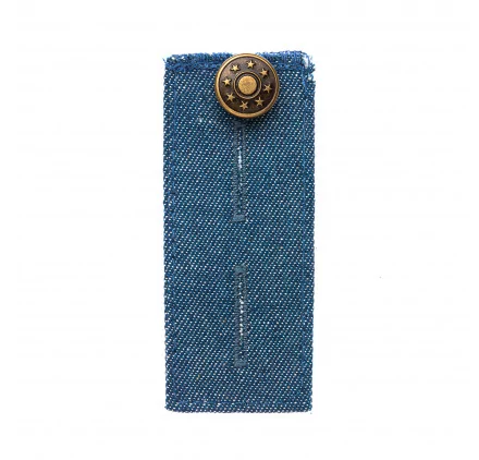 ART DU FIL : Rallonge tour de ceinture 'Prym' Bouton jean 8x3.5 cm ART DU FIL : Rallonge tour de ceinture 'Prym' Bouton jean 8x3.5 cm