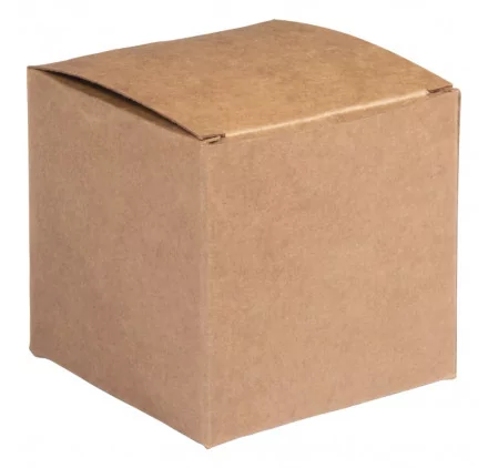 SUPPORTS A DECORER : Lot de 6 boîtes à monter 'Rayher' Kraft 7.5x7.5x7.5 cm