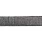 Galon fantaisie '3B Com' Noir et argent 20 mm x 1 m Galon fantaisie '3B Com' Noir et argent 20 mm x 1 m