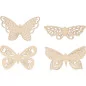 Lot de 4 Silhouettes en bois 'Artemio - Mariposa' Papillons Lot de 4 Silhouettes en bois 'Artemio - Mariposa' Papillons