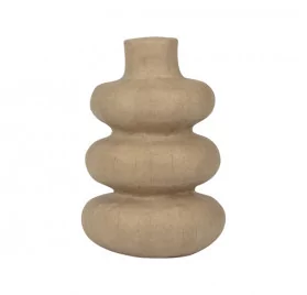 SUPPORTS A DECORER : Vase curve 'Decopatch' 22 cm x 14.5 cm