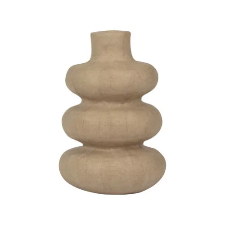 SUPPORTS A DECORER : Vase curve 'Decopatch' 22 cm x 14.5 cm