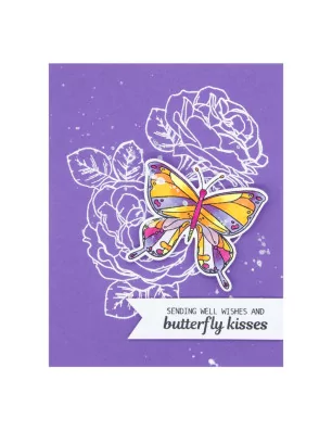 SCRAPBOOKING : Tampons transparents 'Ranger - Simon Hurley Create' Butterfly Kisses