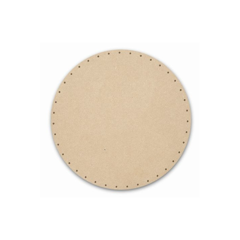 Lot De 6 Fonds En Bois Pour Panier à Crochet - 10x20 Cm, Trous Pré-percés - Pour DIY, Rangement, Décoration Maison