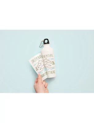 SUPPORTS A DECORER : Gourde à customiser 'We R Memory Keepers' Blanc 20x7 cm