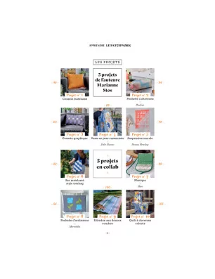 LIVRES COUTURE : Livre 'Les Editions de Saxe' Apprendre le patchwork en 10 leçons