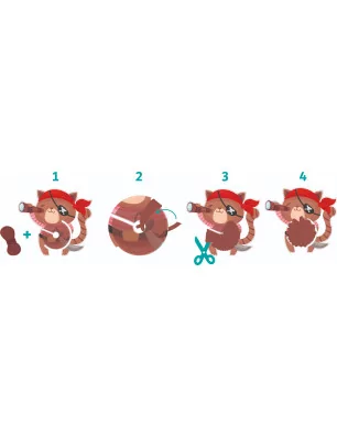 KITS CREATIFS ENFANTS : Kit DIY 'Sodertex' Pompons à créer Little Pirates