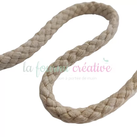 ART DU FIL : Cordon rond '3B Com' Beige 1 cm x 1 m