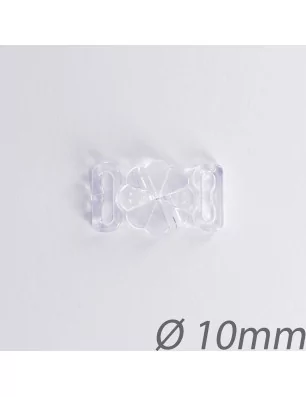 ART DU FIL : Lot de 2 Attaches Maillot de bain sur carte 'Com'1 Idée' Transparent 1 cm