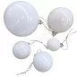 Lot de 39 Boules de Noël à décorer 'Graine Créative' Blanc Lot de 39 Boules de Noël à décorer 'Graine Créative' Blanc