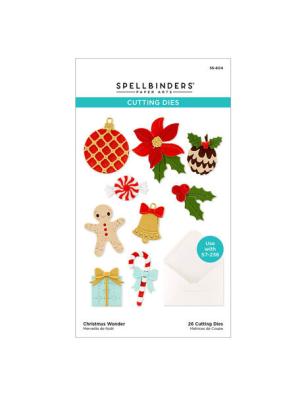DIES DECOUPE ET GAUFRAGE : 26 Dies/Matrices de découpe 'Spellbinders' Merveille de Noël