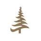 Support en bois 'Gomille' Sapin zig-zag 10 x 15 cm