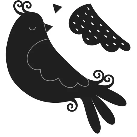 OUTILLAGE & MACHINES : 3 Dies/Matrices de découpe 'Artemio - Let It Snow' Oiseau