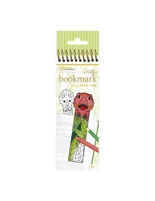 ENFANTS : Marque-pages à colorier 'Avenue Mandarine - Graffy Bookmark' Dinosaures
