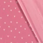 Tissu Sweat polaire alpin '3B Com' Imprimé Coeurs rose 150 cm par 50 cm (à la coupe) Tissu Sweat polaire alpin '3B Com' Imprimé Coeurs rose 150 cm par 50 cm (à la coupe)